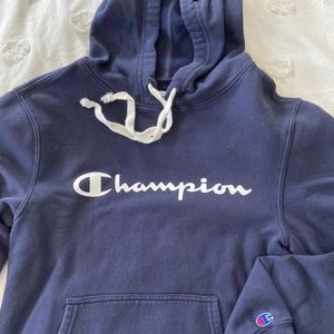 champion hoodie navy
